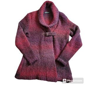 Women's Size XS Woolrich Deep Ruby Space Dye Jacket Wrap